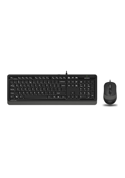 A4 Tech F1010 Q Usb Gri Mm Kablolu Klavye Mouse Set Diğer