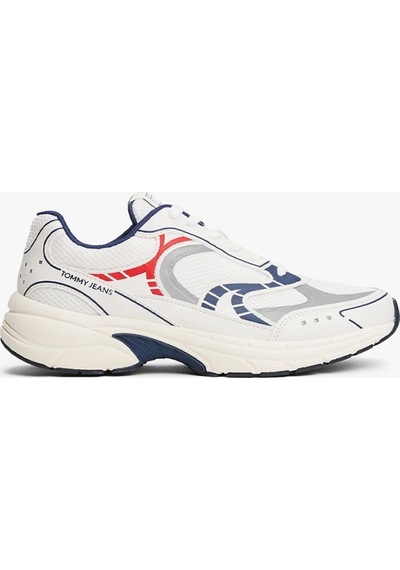 Tommy Hilfiger Erkek Kalın Taban Çok Renkli Sneaker Çok Renkli
