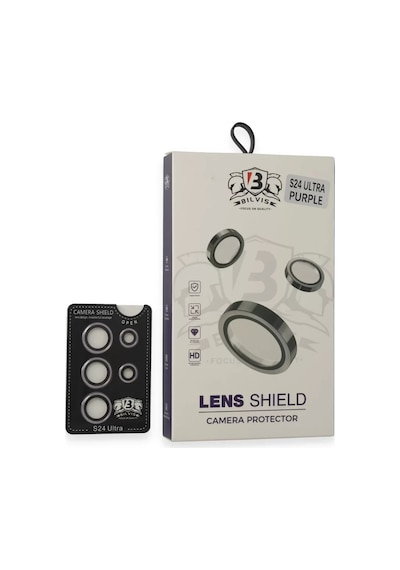 Newface Samsung Galaxy S24 Ultra Bilvis Titan Kamera Lens - Derin Mor