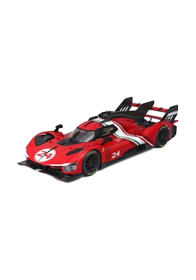 Bburago 1/18 Ferrari Racing 499p Modificanta Model Araba Kırmızı