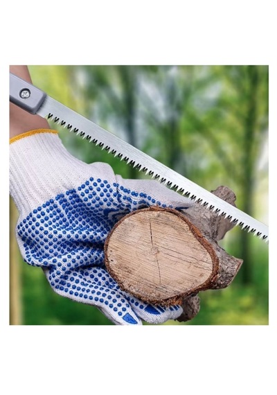 Çok Amaçlı Ahşap & Budama Testeresi - Paslanmaz Çelik Ergonomik El Testeresi Keskin Çapraz Dişli Dal Kesme Bıçağı