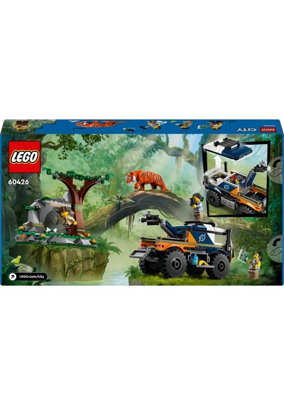 LEGO® City Orman Kaşifinin Arazi Kamyonu 60426 - 6 Yaş & Üzeri Çocuklar için Yaratıcı Oyuncak Yapım Seti (314 Parça)