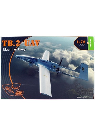 Clear Prop Models 72034 1/72 Ölçek, Tb.2 Uav Ukrayna Donanmas, Silahlı İnsansız Hava Aracı, Plastik Model Kiti-55951