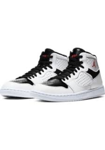Nike Jordan Access Basketbol Ayakkabısı Beyaz Siyah