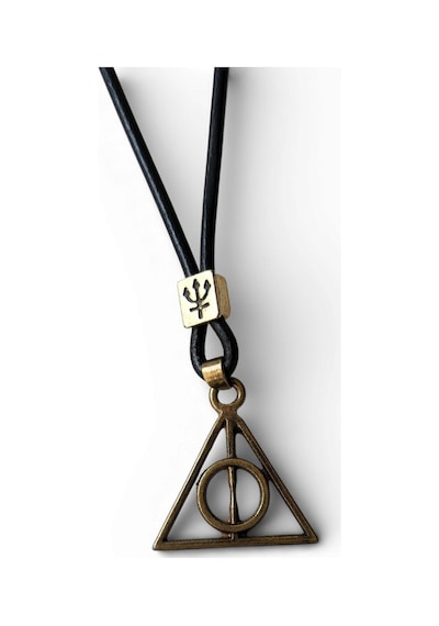 Ölüm Yadigarları Deathly Hallows Kolye Siyah