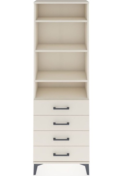 Arges Dolap 4 Raflı 4 Çekmeceli 60x30x182 Aytaşı-aytaşı Aytaşı