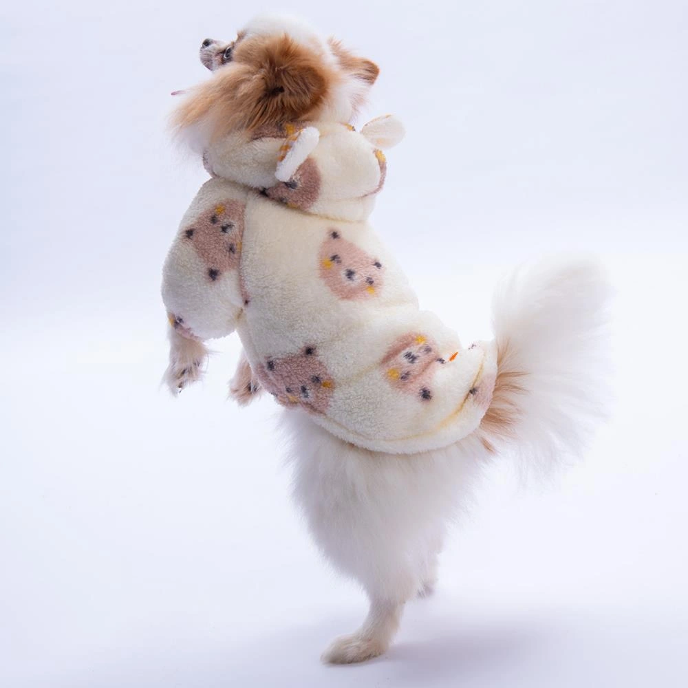 Kahverengi Sapporobear Hoodie Ayı Desenli Kulaklı Peluş Köpek Kıyafeti Kedi Kıyafeti Köpek Sweati Kahverengi Sapporobear Hoodie Ayı Desenli Kulaklı Peluş Köpek Kıyafeti Kedi Kıyafeti Köpek Sweati