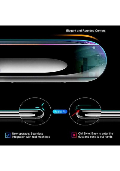 Vendas Apple Uyumlu iPhone 15 Pro Max Zore Rika Premium Temperli Cam Ekran Koruyucu