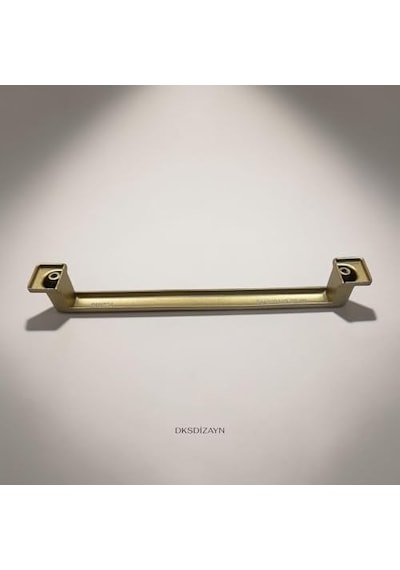 5 Adet Aysima Mat Altın Dolap Kulpu 160 Mm Metal Sağlam Yapı Modern Mobilya Kulpu Açık Kahverengi