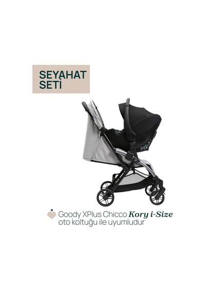 Chicco Duo Goody Xplus Seyahat Seti Pearl Grey 00009962000150