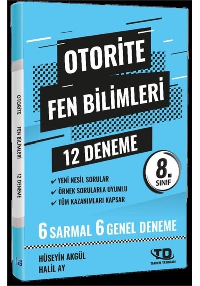 Tandem 8. Sınıf Otorite Fen Bilimleri 12 Sarmal Deneme