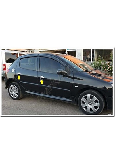 Db Chrome Peugeot 206 Kapı Kolu Nikelajı 1998-2012 4 Kapı P.Çelik