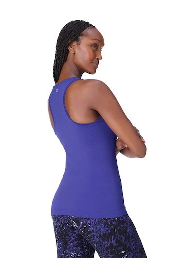 Sweaty Betty Sweaty Betty Athlete Seamless Workout Tank Kadın Mavi Tank Top 5523 Mavi