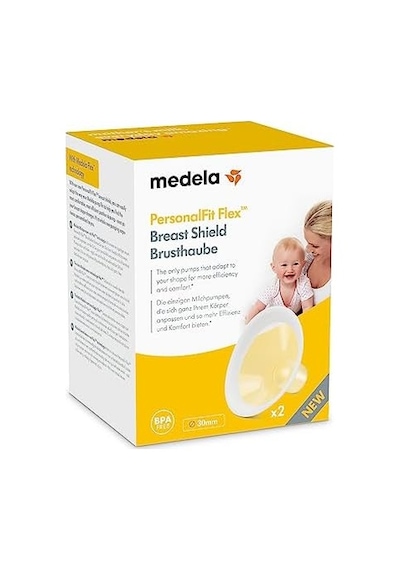 Medela Personalfit Flex Göğüs Kalkanları - Tüm Medela Göğüs Pompaları İle Uyumlu, Xl Beden 30 Mm