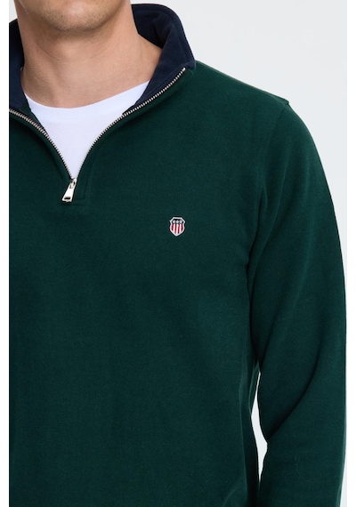 Tudors Erkek Slim Fit Dar Kesim Pamuklu Selanik Kumaş Dik Yaka Yeşil Sweatshirt-41874 Yeşil Tudors Erkek Slim Fit Dar Kesim Pamuklu Selanik Kumaş Dik Yaka Yeşil Sweatshirt-41874 Yeşil