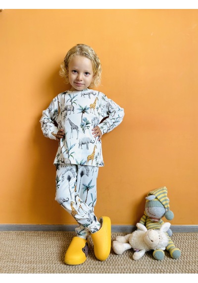 Mayoral Pueril Çocuk Fitilli Pijama Takımı - Pueril - Krem - 2 Yaş - 9999-krem-2 Yaş