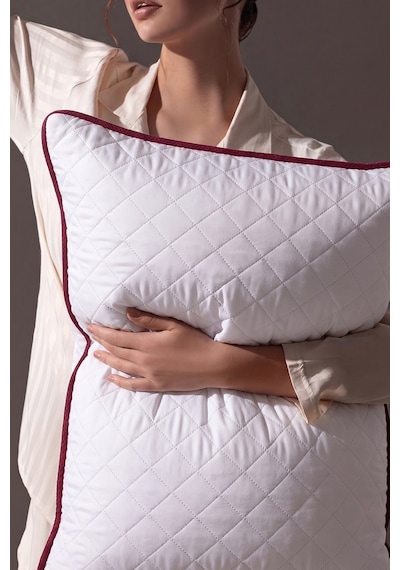 Klimalı Yastık 50x70 Cm Terletmeyen, Hava Alan Mikrofiber Uyku Yastığı Bordo