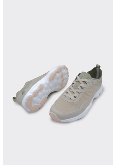 Derinet Comfort Taban Kadın Sneaker Bej Yeşil Bej Yeşil