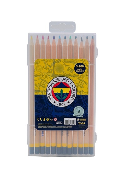 Fenerbahçe Orijinal Lisanslı Kalem Bileklik Kuru Boya Silgi Hediyelik Set Sarı 003 Sarı