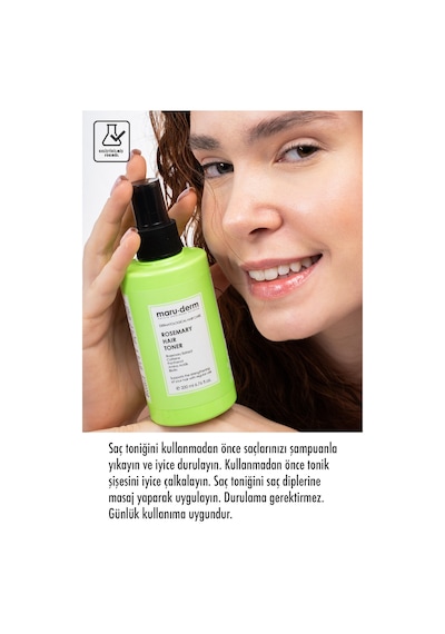 Maruderm Biberiye Saç Bakım Toniği 200 Ml Tüm Saç Tipleri Vegan