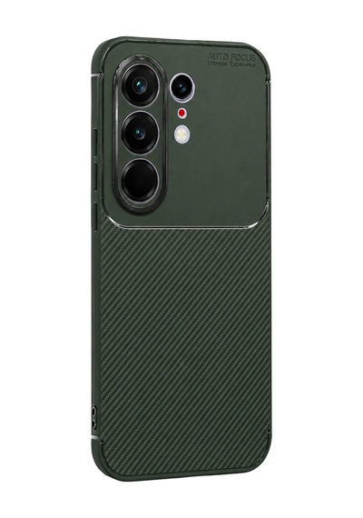 Newface - 754 - Tecno Camon 50 Pro 5g Auto Focus Karbon Kapak - - Csmo-tex - Koyu Yeşil