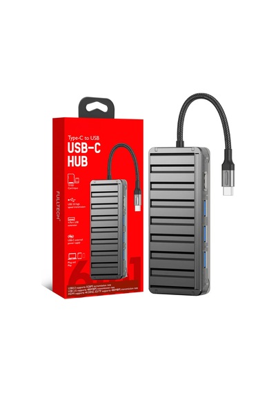 6 İn 1 3x Usb 1x Sd 1x Tf 1x Hdmı Çıkışlı Usb C Hub Çoklayıcı Görüntü Ve Veri Aktarıcı