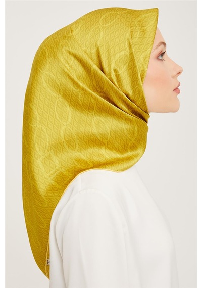 Armine Twill İpek Eşarp 23ya8925 41 Sarı