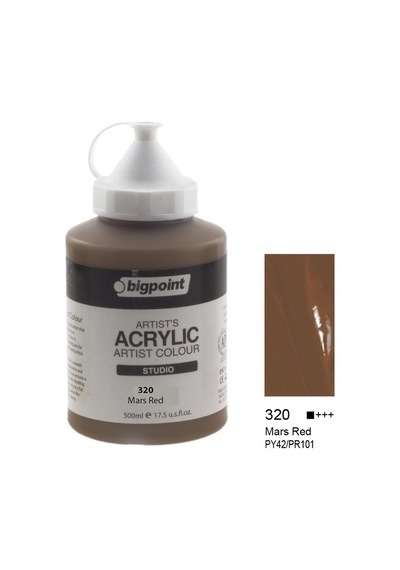 Bigpoint Akrilik Boya 500 ml Mars Red 320