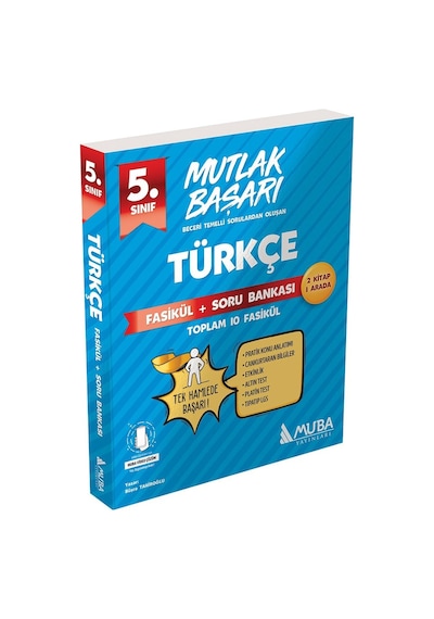 5.Sınıf Mutlak Başarı Türkçe Fasikül ve Soru Bankası -  Muba Yayınları