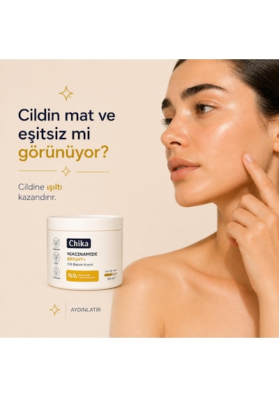 Chika Med + Niasinamid Leke Karşıtı Nemlendirici Bakım Kremi 400 Ml