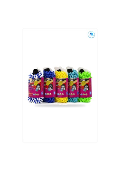 Mikrofiber Şönil Oto Yıkama Bez Ve Sünger Eldiveni Çizik Yapmayan