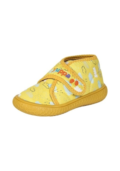 Yuppa Funny Clouds Unisex Çocuk Panduf Sarı