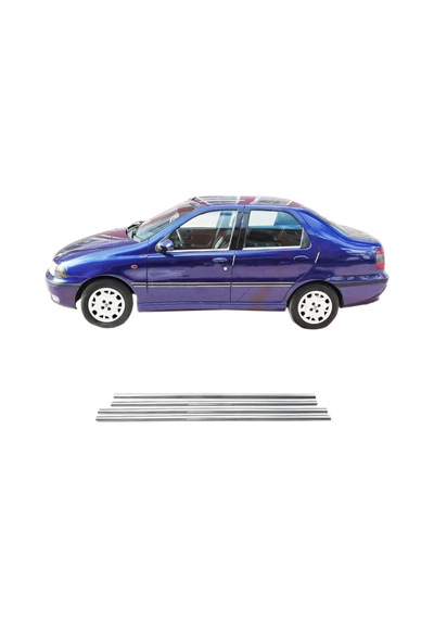 Fiat Siena Krom Cam Çıtası 4 Parça 1995 - 2004