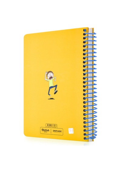 Mabbels Rick And Morty Sarı Butik Defter