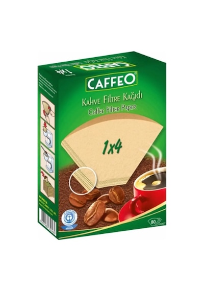 Caffeo 1x4/80 Kahve Filtre Kağıdı 80 Adet