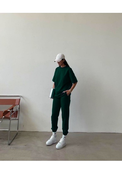 Movement T-shirt Eşofman Altı Jogger- Baskılı Alt Üst Eşofman Takım Oversize Bisiklet Yaka Yeşil Movement T-shirt Eşofman Altı Jogger- Baskılı Alt Üst Eşofman Takım Oversize Bisiklet Yaka Yeşil