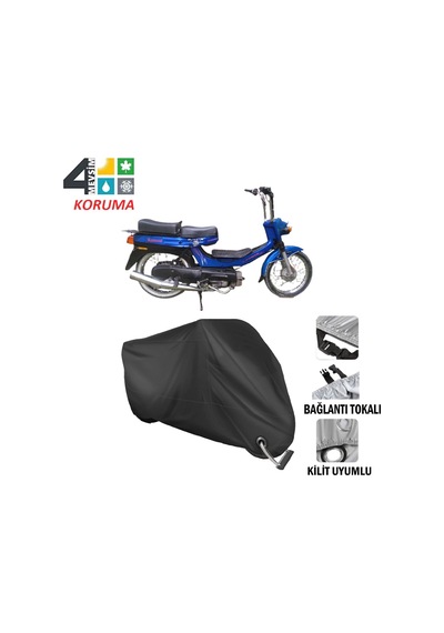 Kanuni Power Gxl Motosiklet Brandası ( Kilit Uyumlu - Siyah