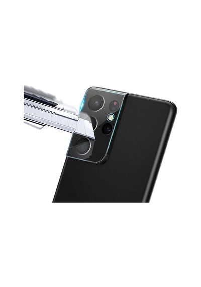 Samsung Uyumlu Galaxy S21 Ultra Kamera Lens Koruyucu 3D Cam