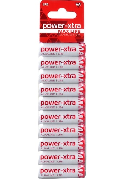 Power-xtra Maxlife - Lr06/aa Size Alkaline Pil - 10lu Blister