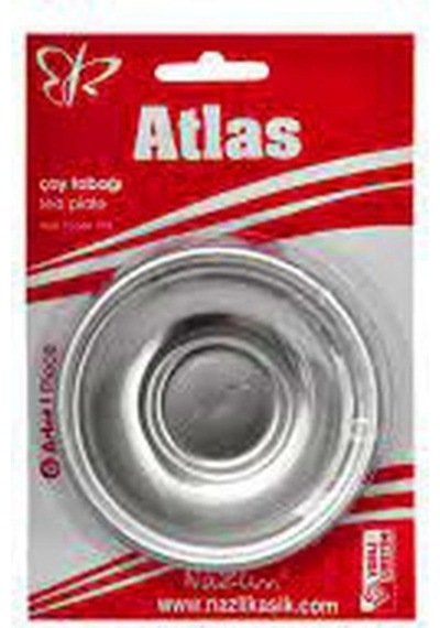 6 Parça Metal Çay Tabak 5365