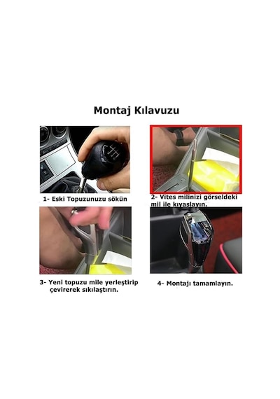 Vıp Özel Tasarım Vites Topuzu Işıklı Renault Fluence - Clio 3-4-5 Megane 2 -3