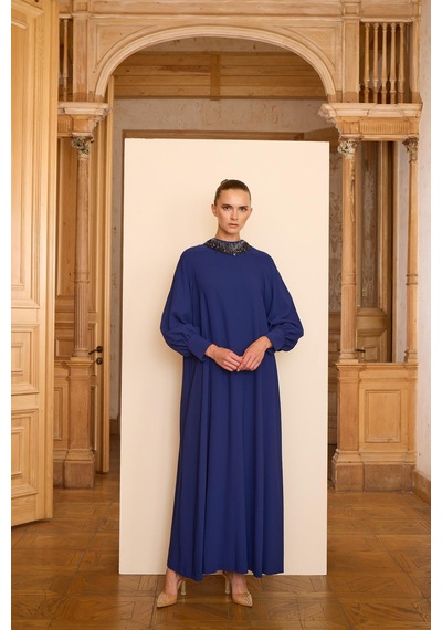 Senna Amor Dress Lacivert Lacivert