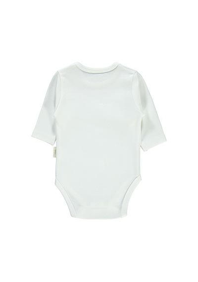 Civil Baby Bebek Organik Çıtçıtlı Badi 0-18 Ay Ekru 14330R020SS1-2 Ekru