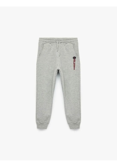 Koton Baskılı Şardonlu Jogger Gri Erkek Çocuk Eşofman Altı 6wkb40123tk Gri