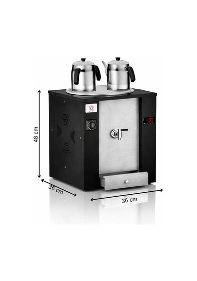 Anka Elektrikli Pro Exper Dijital 15 Litre Çay Makinesi Siyah