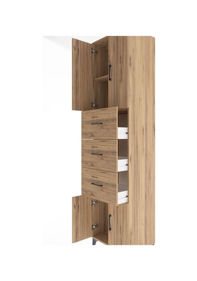 Hyperion Dolap 2 Raflı 3 Çekmeceli 4 Kapaklı 60x44x243 Çam-çam Çam Hyperion Dolap 2 Raflı 3 Çekmeceli 4 Kapaklı 60x44x243 Çam-çam Çam