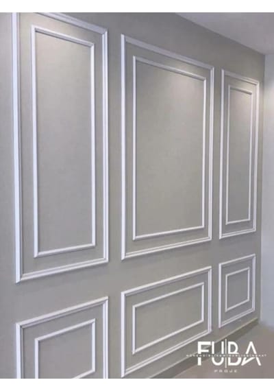 Boyanabilir Dekoratif Pvc Duvar Çıtası 4 Cm 1 Boy 240 Cm Duvar Süsleri Koridor Salon Çıta Tasarım