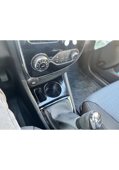 Renault Clio 4 Obd Kapak Bardaklık Clio Iv Uyumlu Konsol İçecek Tutucu Aksesuar Siyah