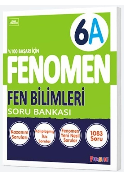 6. Sınıf Fen Bilimleri A Fenomen Soru Bankası Fenomen Okul Yayınları