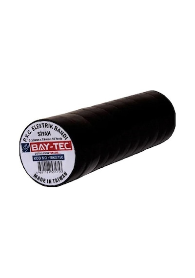 Bay-Tec Elektrik İzole Bandı Siyah